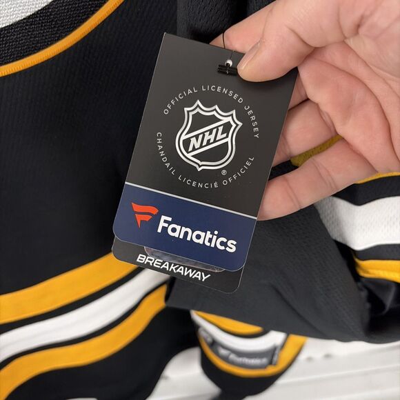 Fanatics Boston Bruins NHL Breakaway Home Jersey Mens Size 5XL NWT - Picture 4 of 7
